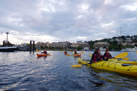 Kayaking on Lake Union