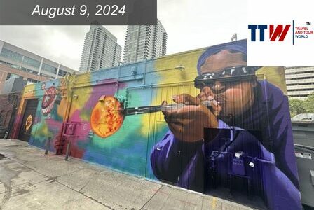 Mural by Myron Curry, inspired by Ed Schmid's, Beginning Glassblowing