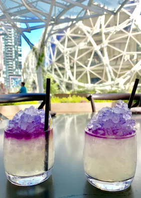 Drinks on our Patio