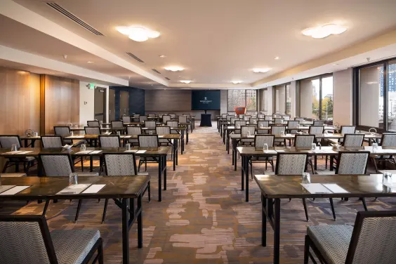 Renaissance Seattle Hotel - East Room / Classroom Setup