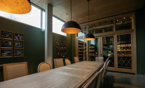 DeLille Cellars Tasting Room - Library Room