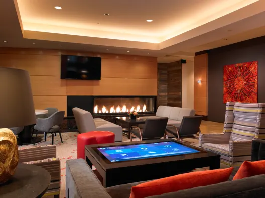 Lobby Fireplace