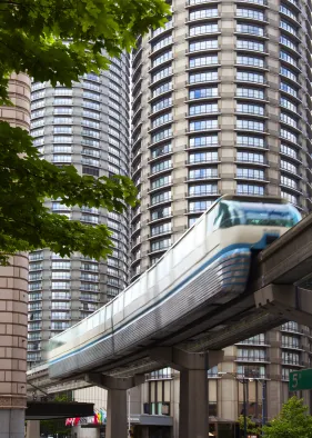 The Westin Seattle Exterior + Monorail